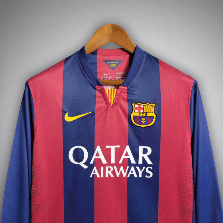 14/15 FC Barcelona Home Long Sleeve Kit