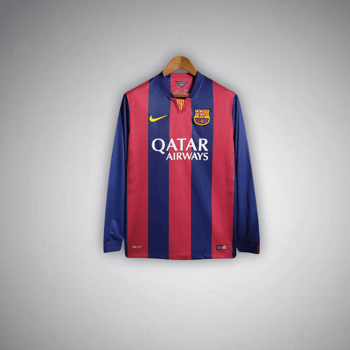 14/15 FC Barcelona Home Long Sleeve Kit
