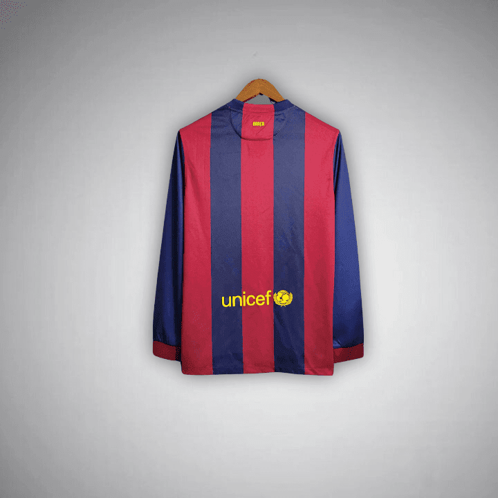 14/15 FC Barcelona Home Long Sleeve Kit