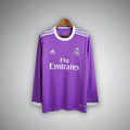 16/17 Real Madrid Away Long Sleeve Kit