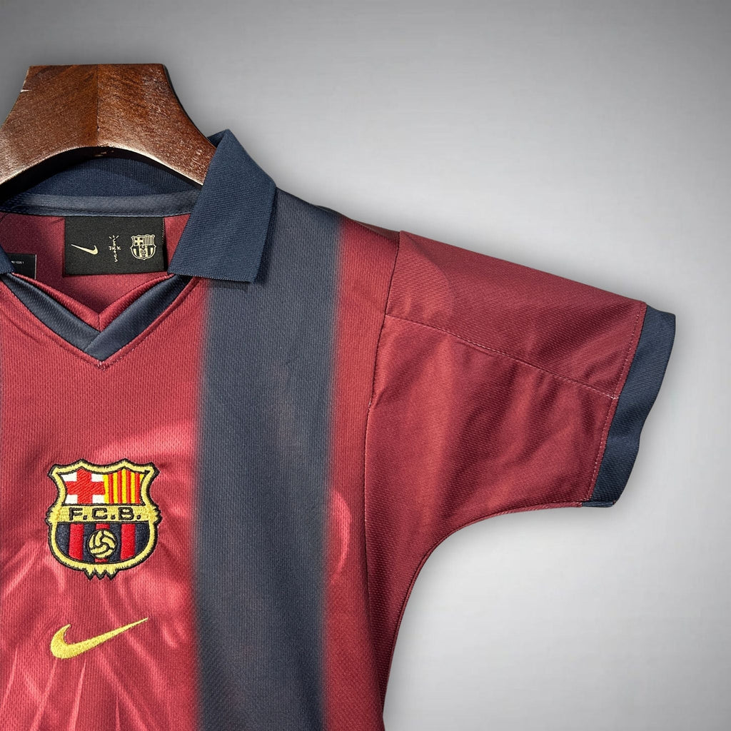 2000/01 FC Barcelona Retro x Cactus Jack Limited Edition Kids Size Home Kit