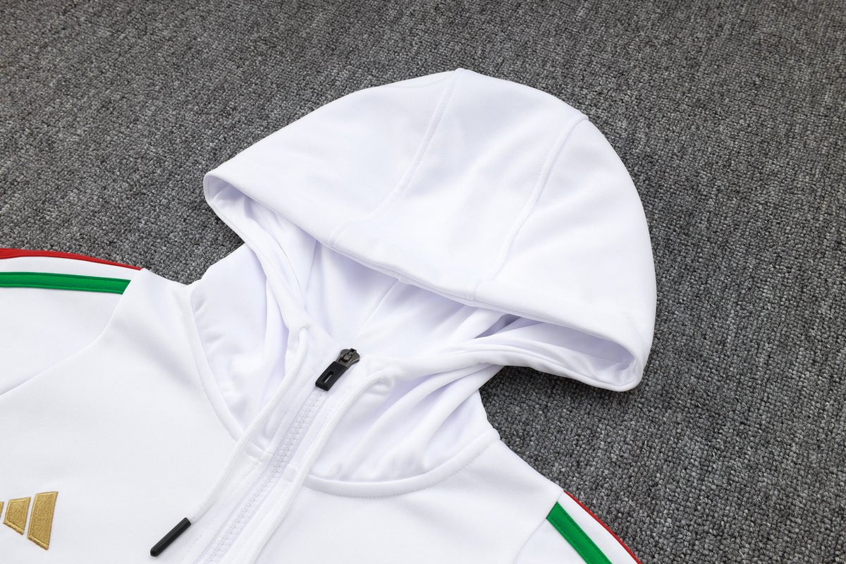 2024 Italy Blue and White Premium Tracksuit