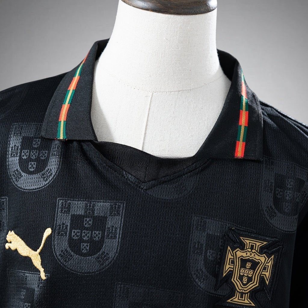 2026 Portugal "Black Panther" Kids Size Kit