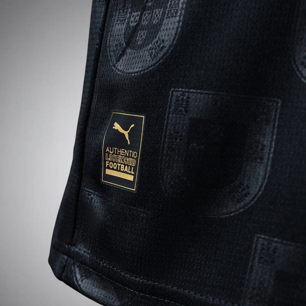 2026 Portugal "Black Panther" Kids Size Kit