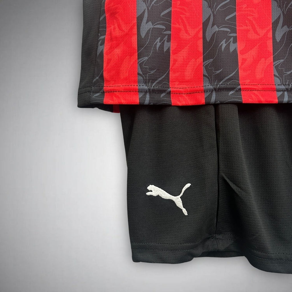 25/26 AC Milan Home Kids Size Kit