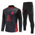 25/26 AC Milan Training Black Kids Size Tracksuit