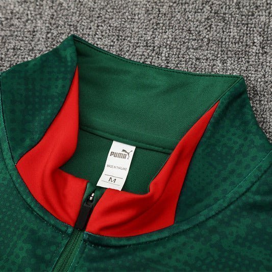 25/26 AC Milan Training Green Kids Size Tracksuit