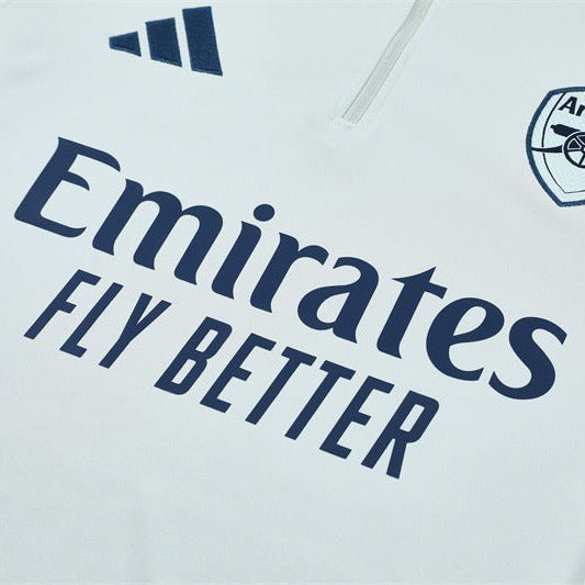 25/26 Arsenal Training White Kids Size Tracksuit