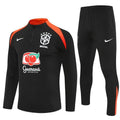 25/26 Brazil Training Black Kids Size Tracksuit