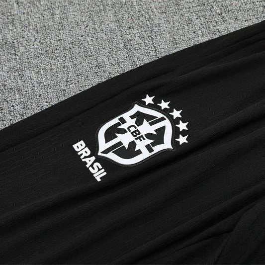 25/26 Brazil Training Black Kids Size Tracksuit