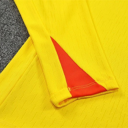 25/26 Brazil Training Yellow Kids Size Tracksuit