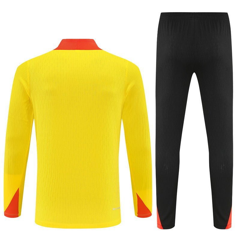 25/26 Brazil Training Yellow Kids Size Tracksuit