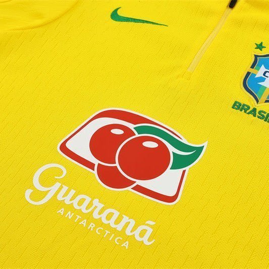 25/26 Brazil Training Yellow Kids Size Tracksuit