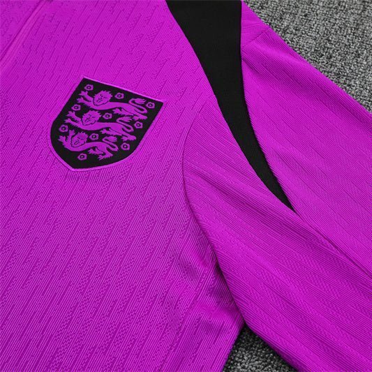 25/26 England Training Purple Kids Size Tracksuit