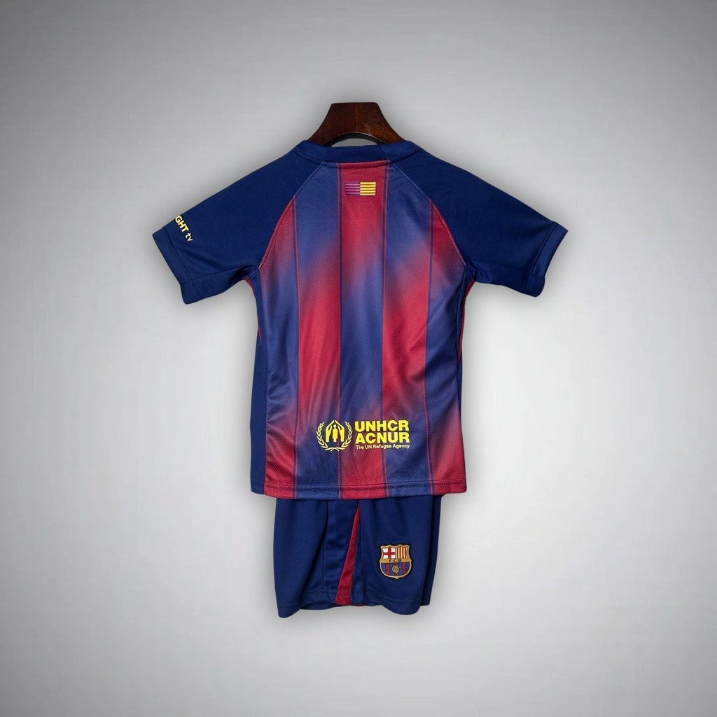25/26 FC Barcelona Home Kids Size Kit