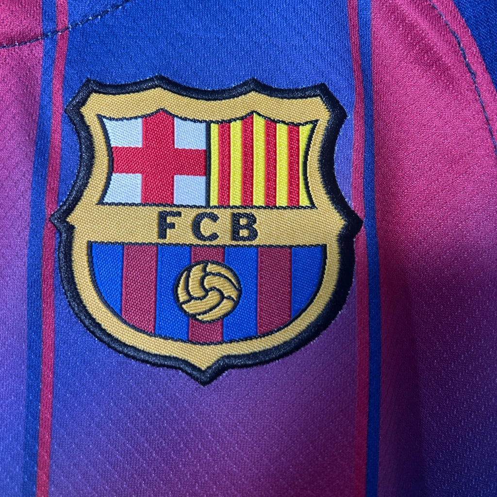 25/26 FC Barcelona Home Kids Size Kit