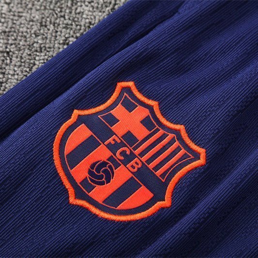 25/26 FC Barcelona Training Blue/Orange Kids Size Tracksuit