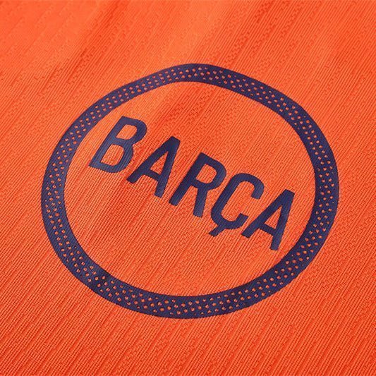 25/26 FC Barcelona Training Orange/Blue Kids Size Tracksuit