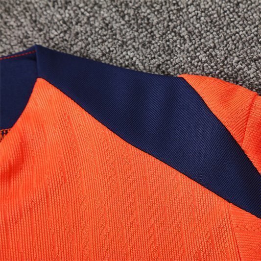 25/26 FC Barcelona Training Orange/Blue Kids Size Tracksuit