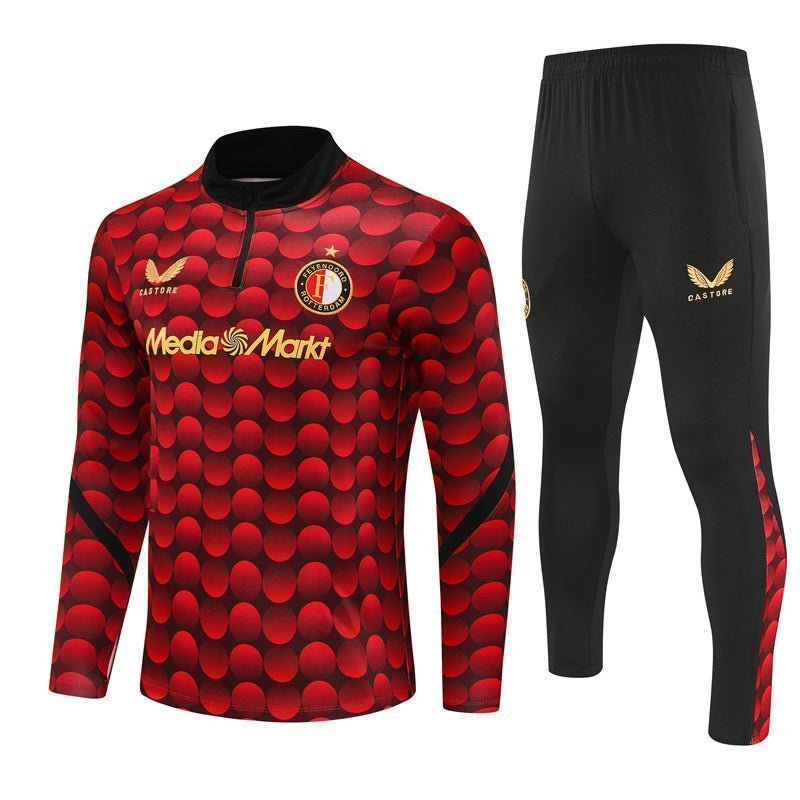 25/26 Feyenoord Pre-Match Home Kids Size Tracksuit