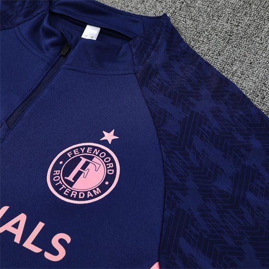 25/26 Feyenoord Training Blue Kids Size Tracksuit