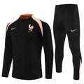 25/26 France Training Black/Light Pink Kids Size Tracksuit