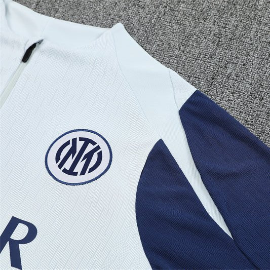 25/26 Inter Milan White Kids Size Tracksuit