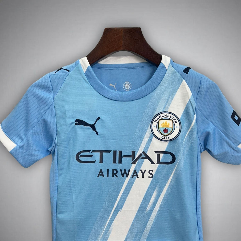 25/26 Manchester City Home Kids Size Kit