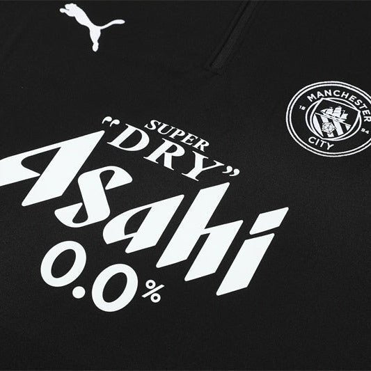 25/26 Manchester City x Asahi Black Kids Size Tracksuit