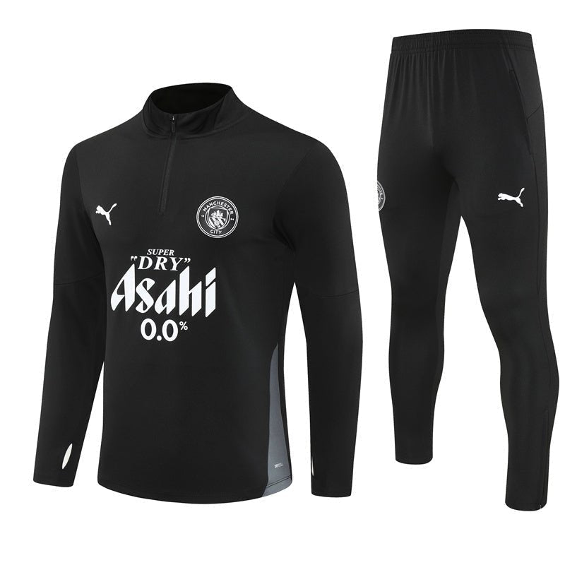 25/26 Manchester City x Asahi Black Tracksuit