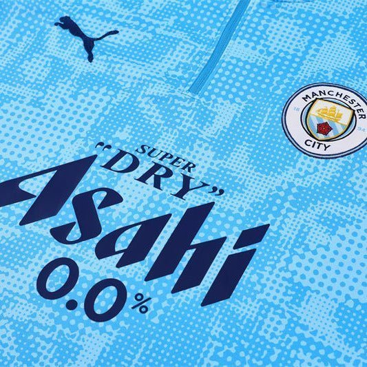 25/26 Manchester City x Asahi Blue Kids Size Tracksuit