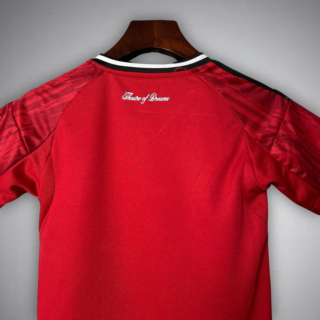 25/26 Manchester United Home Kids Size Kit