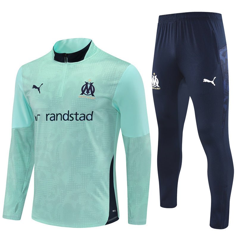 25/26 Marseille Training Mint Green Kids Size Tracksuit