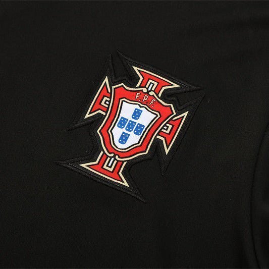 25/26 Portugal Training Black Kids Size Tracksuit