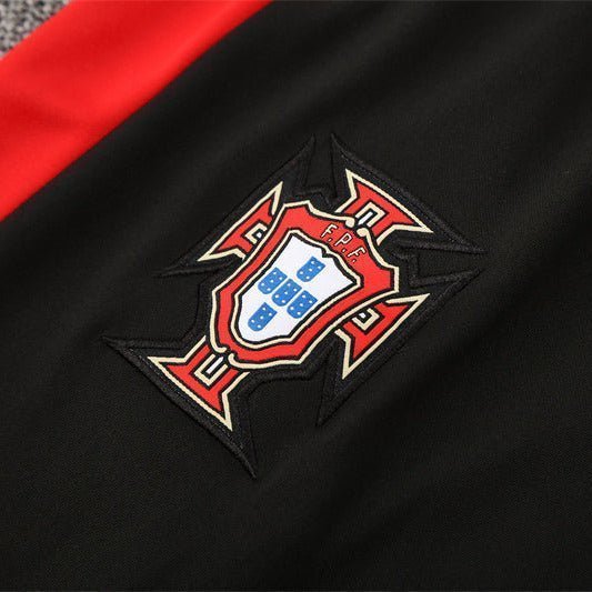25/26 Portugal Training Black Kids Size Tracksuit