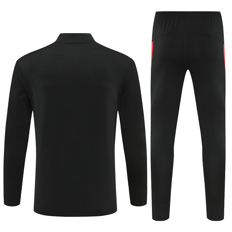 25/26 Portugal Training Black Kids Size Tracksuit