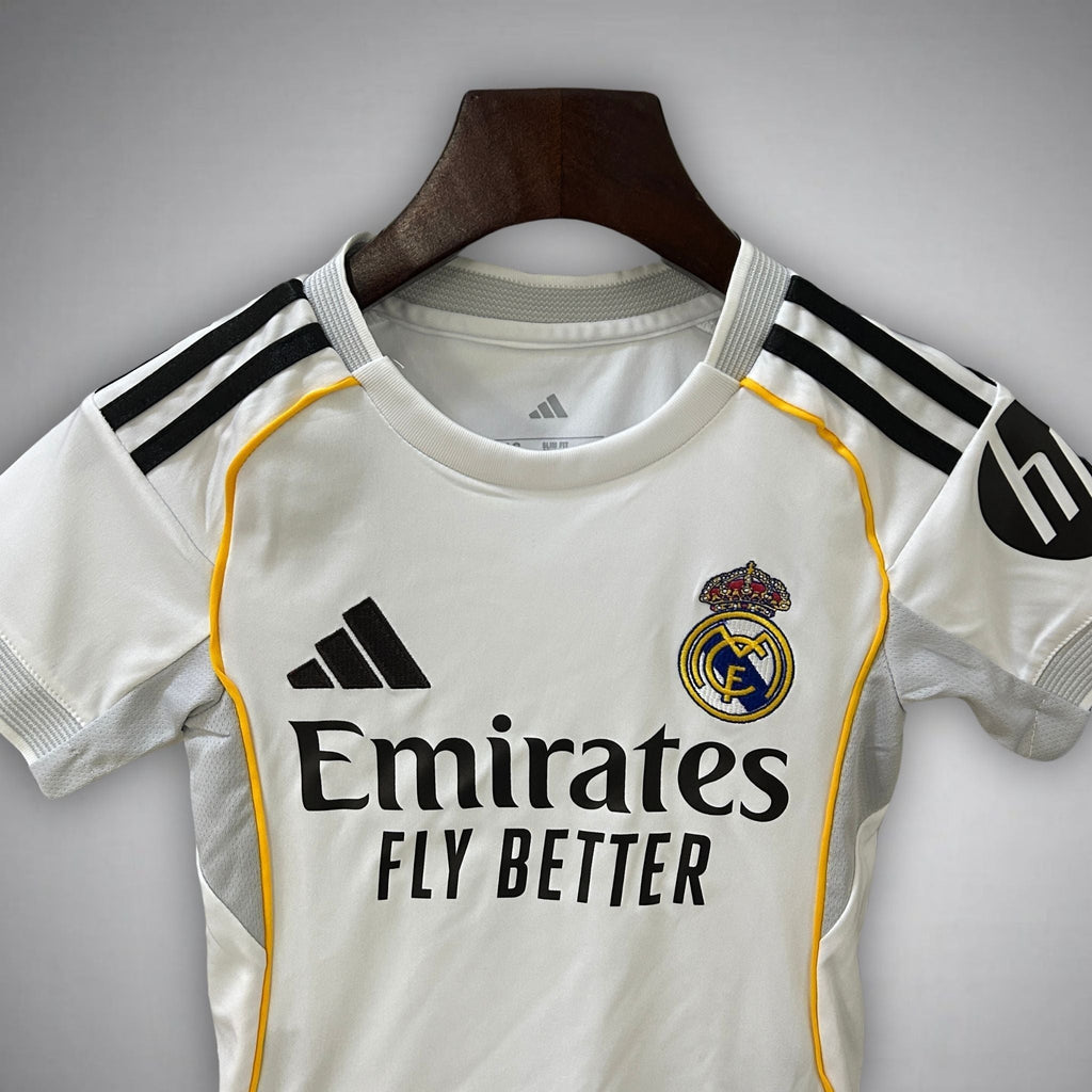 25/26 Real Madrid Home Kids Size Kit