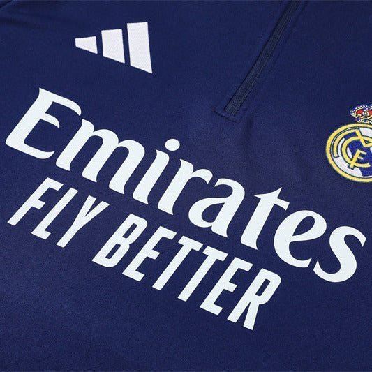 25/26 Real Madrid Training Blue Tracksuit