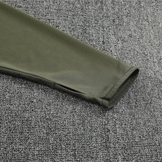 25/26 Real Madrid Training Dark Olive Tracksuit
