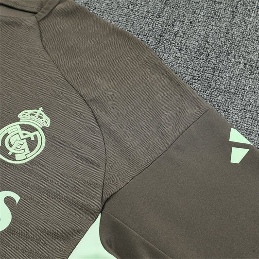 25/26 Real Madrid Training Dark Olive Tracksuit