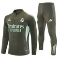 25/26 Real Madrid Training Dark Olive Tracksuit