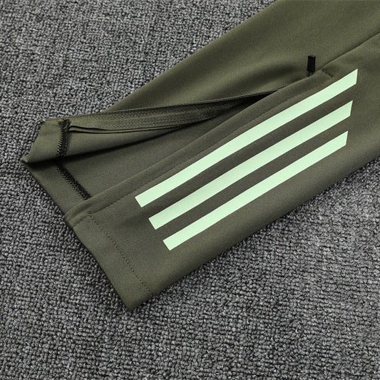 25/26 Real Madrid Training Dark Olive Tracksuit