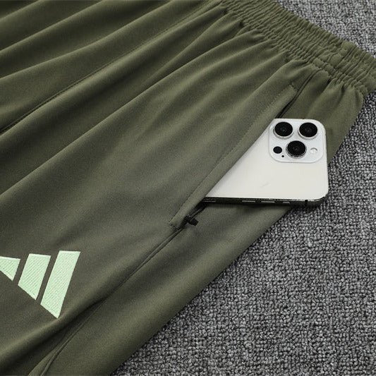 25/26 Real Madrid Training Dark Olive Tracksuit