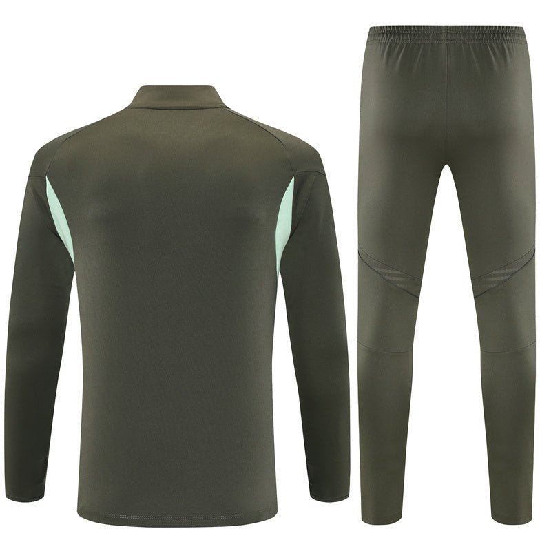 25/26 Real Madrid Training Dark Olive Tracksuit