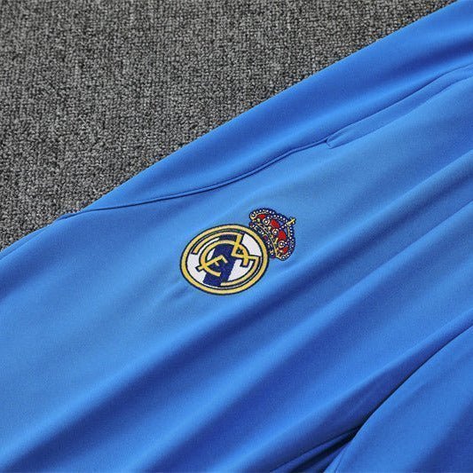 25/26 Real Madrid Training Light Blue Kids Size Tracksuit