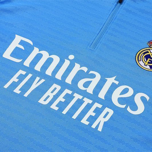 25/26 Real Madrid Training Light Blue Kids Size Tracksuit