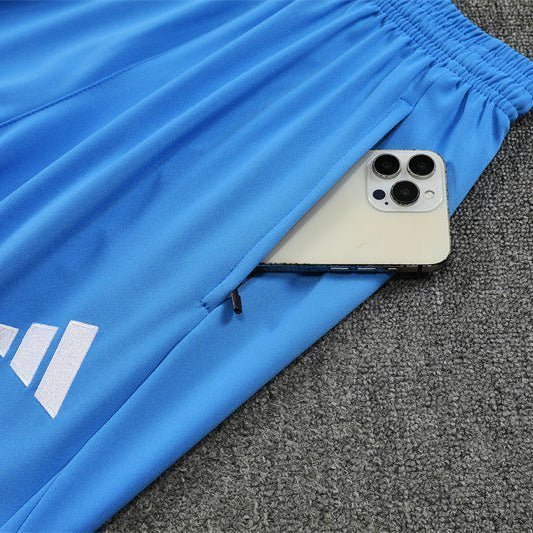25/26 Real Madrid Training Light Blue Tracksuit