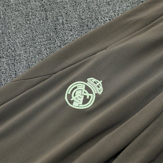 25/26 Real Madrid Training Lime Green Kids Size Tracksuit