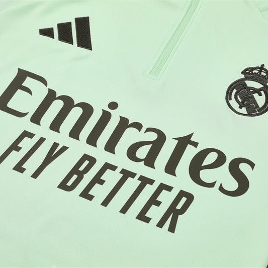 25/26 Real Madrid Training Lime Green Tracksuit