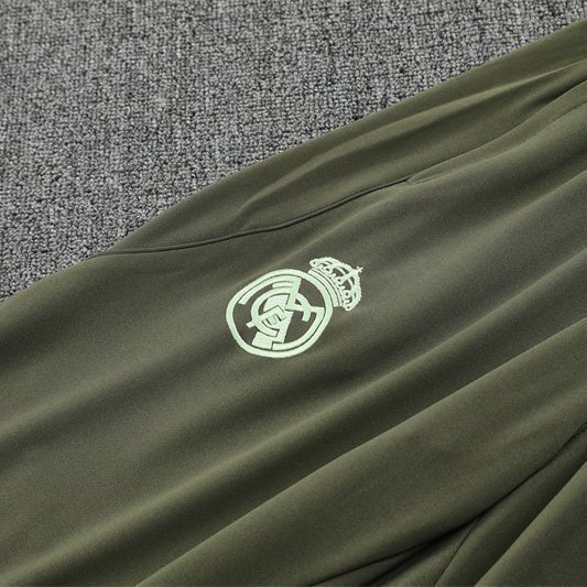 25/26 Real Madrid Training Lime Green Tracksuit